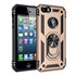 Microsonic Apple iPhone 5 5S Kılıf Military Ring Holder Gold 1