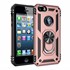 Microsonic Apple iPhone 5 5S Kılıf Military Ring Holder Rose Gold 1