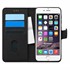 Microsonic Apple iPhone 6 Kılıf Fabric Book Wallet Siyah 1