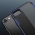 Microsonic Apple iPhone 7 Kılıf Frosted Frame Lacivert 3