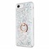 Microsonic Apple iPhone 7 Kılıf Glitter Liquid Holder Gümüş 2