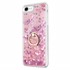 Microsonic Apple iPhone 8 Kılıf Glitter Liquid Holder Pembe 2