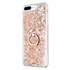 Microsonic Apple iPhone 7 Plus Kılıf Glitter Liquid Holder Gold 2