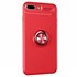 Microsonic Apple iPhone 7 Plus Kılıf Kickstand Ring Holder Kırmızı 2