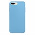 Microsonic Apple iPhone 7 Plus Kılıf Liquid Lansman Silikon Kantaron Mavisi 2