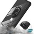 Microsonic Apple iPhone 7 Plus Kılıf Grande Clear Ring Holder Siyah 5