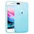 Microsonic Apple iPhone 7 Plus Kılıf Sparkle Shiny Mavi 1