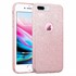 Microsonic Apple iPhone 8 Plus Kılıf Sparkle Shiny Rose Gold 1
