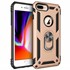 Microsonic Apple iPhone 8 Plus Kılıf Military Ring Holder Gold 1