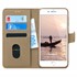 Microsonic Apple iPhone SE 2020 Kılıf Fabric Book Wallet Gold 1