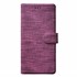 Microsonic Apple iPhone SE 2022 Kılıf Fabric Book Wallet Mor 2