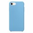 Microsonic Apple iPhone SE 2020 Kılıf Liquid Lansman Silikon Kantaron Mavisi 2