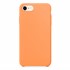 Microsonic Apple iPhone SE 2020 Kılıf Liquid Lansman Silikon Papaya 2