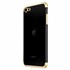 Microsonic Apple iPhone SE 2022 Kılıf Skyfall Transparent Clear Gold 2