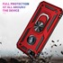 Microsonic Apple iPhone SE Kılıf Military Ring Holder Gümüş 3