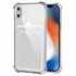 Microsonic Apple iPhone X Card Slot Shock Kılıf Şeffaf 1