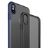 Microsonic Apple iPhone X Kılıf Frosted Frame Lacivert 3