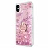 Microsonic Apple iPhone XS Kılıf Glitter Liquid Holder Pembe 2