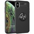 Microsonic Apple iPhone XS Kılıf Kickstand Ring Holder Siyah 1