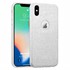 Microsonic Apple iPhone X Kılıf Sparkle Shiny Gümüş 1