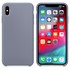 Microsonic Apple iPhone X Kılıf Liquid Lansman Silikon Lavanta Grisi 1