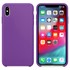 Microsonic Apple iPhone X Kılıf Liquid Lansman Silikon Menekşe Moru 1