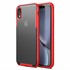 Microsonic Apple iPhone XR Kılıf Frosted Frame Kırmızı 1