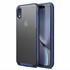 Microsonic Apple iPhone XR Kılıf Frosted Frame Lacivert 1