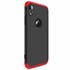 Microsonic Apple iPhone XR 6 1 Kılıf Double Dip 360 Protective Siyah Kırmızı 2