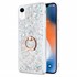 Microsonic Apple iPhone XR Kılıf Glitter Liquid Holder Gümüş 1