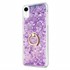 Microsonic Apple iPhone XR Kılıf Glitter Liquid Holder Mor 2