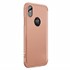 Microsonic Apple iPhone XS Kılıf Double Dip 360 Protective Rose Gold 2