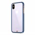 Microsonic Apple iPhone X Kılıf Laser Plated Soft Lacivert 2