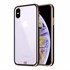 Microsonic Apple iPhone XS Max Kılıf Laser Plated Soft Siyah 1