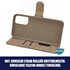 Microsonic Reeder P13 Blue 2021 Kılıf Fabric Book Wallet Gold 3