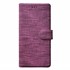 Microsonic Apple iPhone 14 Plus Kılıf Fabric Book Wallet Mor 2