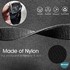 Microsonic Garmin Fenix 5X Plus Titanium Kordon UltraFit Hasırlı Woven Gri 7