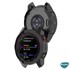 Microsonic Garmin Fenix 7 Sapphire Solar Kılıf 360 Full Round Soft Silicone Füme 3