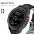 Microsonic Garmin Fenix 6 Pro Solar Kılıf 360 Full Round Soft Silicone Füme 5