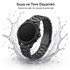 Microsonic Garmin Fenix 5X Plus Metal Stainless Steel Kordon Siyah 4