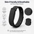 Microsonic Google Fitbit Air Kordon Hasırlı Kordon Woven Sport Loop Turuncu 6