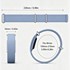 Microsonic Google Fitbit Air Kordon Silicone Sport Band Lila 4
