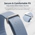 Microsonic Google Fitbit Air Kordon Silicone Sport Band Lila 5