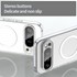 Microsonic Google Pixel 10 Pro XL Kılıf MagSafe Clear Sararmaz Şeffaf 4