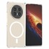 Microsonic Honor Magic V6 5G Kılıf MagSafe Clear Sararmaz Şeffaf 1