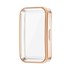 Microsonic Huawei Band 9 Kılıf 360 Full Round Soft Silicone Rose Gold 3