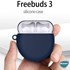 Microsonic Huawei FreeBuds 3 Mat Silikon Kılıf Eflatun 5