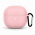 Microsonic Huawei FreeBuds 7 Mat Silikon Kılıf Pembe 1