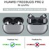 Microsonic Huawei FreeBuds Pro 2 Kılıf Askılı Mat Silikon Beyaz 3