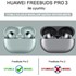 Microsonic Huawei FreeBuds Pro 3 Kılıf Askılı Mat Silikon Beyaz 2